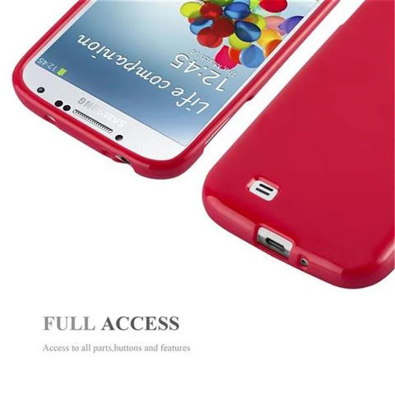 Cadorabo Hülle kompatibel mit Samsung Galaxy S4 Schutzhülle aus flexiblem TPU Silikon