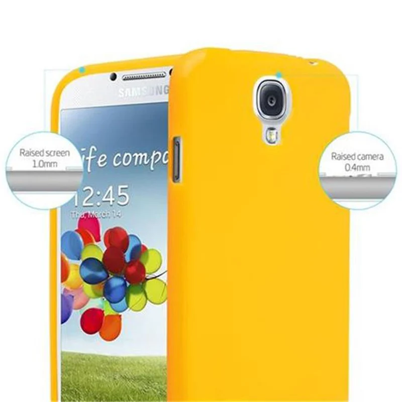 Cadorabo Hülle kompatibel mit Samsung Galaxy S4 Schutzhülle aus flexiblem TPU Silikon