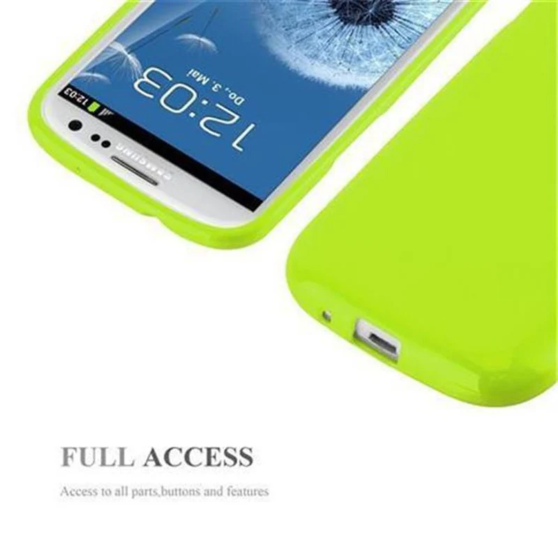 Cadorabo Hülle kompatibel mit Samsung Galaxy S3 MINI Schutzhülle aus flexiblem TPU Silikon
