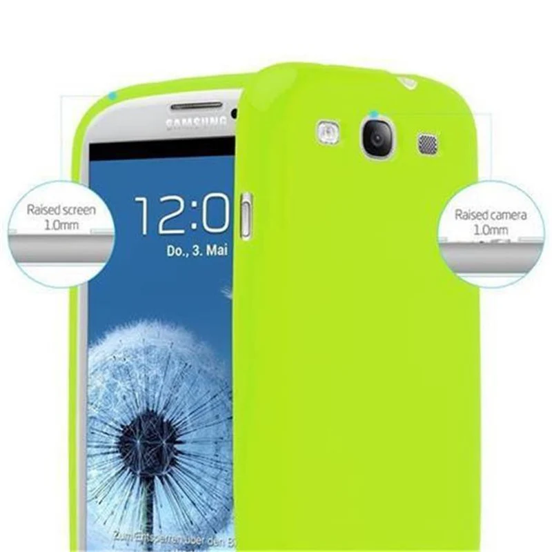Cadorabo Hülle kompatibel mit Samsung Galaxy S3 MINI Schutzhülle aus flexiblem TPU Silikon