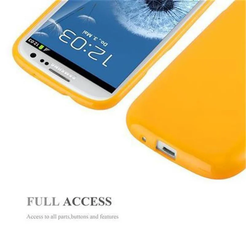 Cadorabo Hülle kompatibel mit Samsung Galaxy S3 MINI Schutzhülle aus flexiblem TPU Silikon