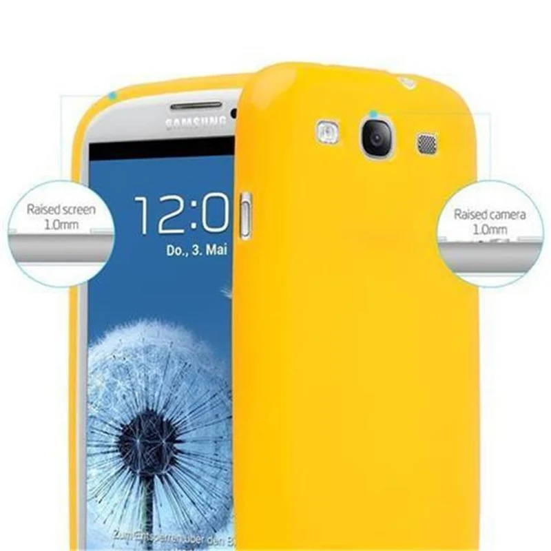 Cadorabo Hülle kompatibel mit Samsung Galaxy S3 MINI Schutzhülle aus flexiblem TPU Silikon