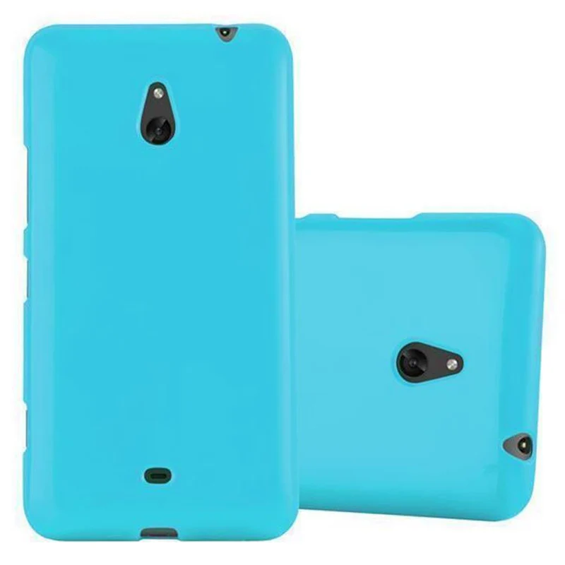 Cadorabo Hülle kompatibel mit Nokia Lumia 1320 Schutzhülle aus flexiblem TPU Silikon