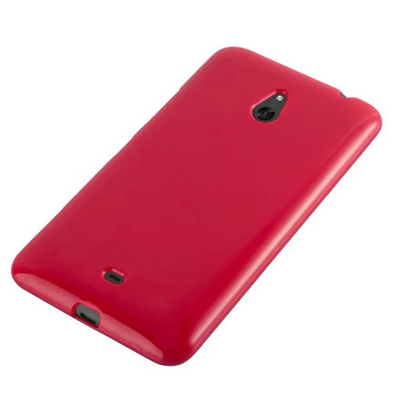 Cadorabo Hülle kompatibel mit Nokia Lumia 1320 Schutzhülle aus flexiblem TPU Silikon