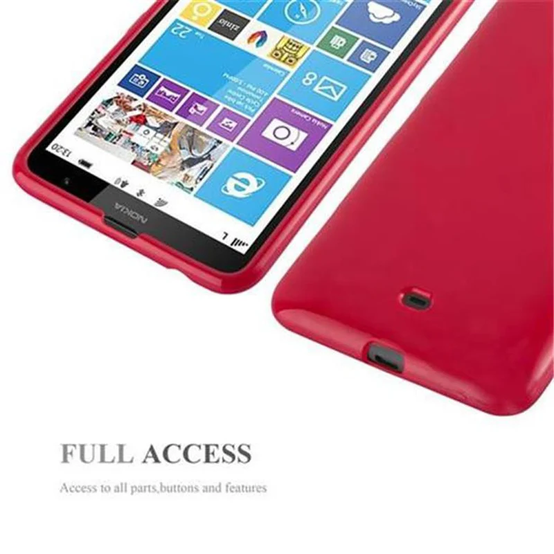 Cadorabo Hülle kompatibel mit Nokia Lumia 1320 Schutzhülle aus flexiblem TPU Silikon