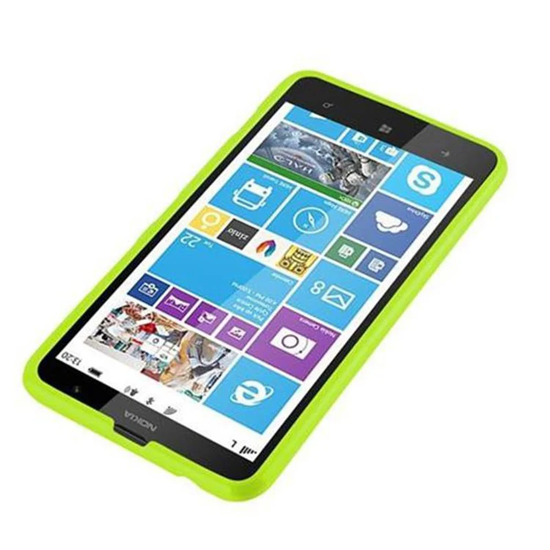 Cadorabo Hülle kompatibel mit Nokia Lumia 1320 Schutzhülle aus flexiblem TPU Silikon