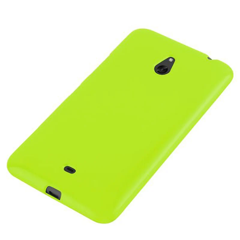 Cadorabo Hülle kompatibel mit Nokia Lumia 1320 Schutzhülle aus flexiblem TPU Silikon