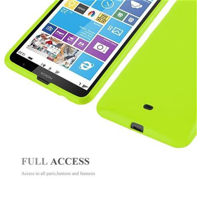 Cadorabo Hülle kompatibel mit Nokia Lumia 1320 Schutzhülle aus flexiblem TPU Silikon