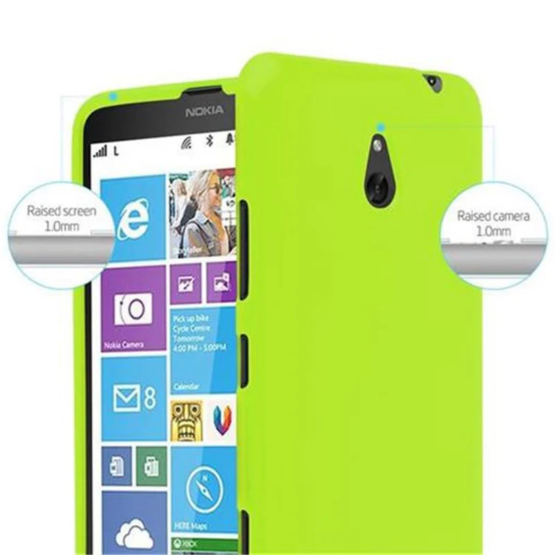 Cadorabo Hülle kompatibel mit Nokia Lumia 1320 Schutzhülle aus flexiblem TPU Silikon