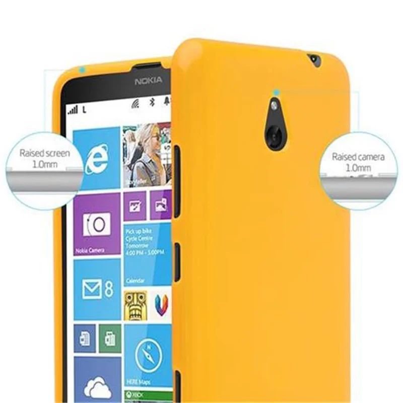 Cadorabo Hülle kompatibel mit Nokia Lumia 1320 Schutzhülle aus flexiblem TPU Silikon