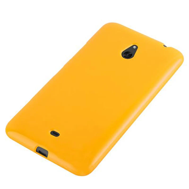 Cadorabo Hülle kompatibel mit Nokia Lumia 1320 Schutzhülle aus flexiblem TPU Silikon