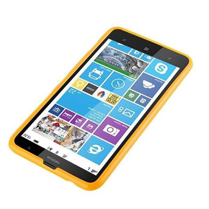 Cadorabo Hülle kompatibel mit Nokia Lumia 1320 Schutzhülle aus flexiblem TPU Silikon