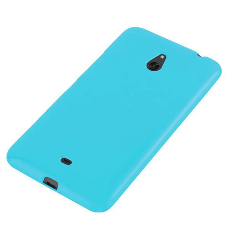 Cadorabo Hülle kompatibel mit Nokia Lumia 1320 Schutzhülle aus flexiblem TPU Silikon