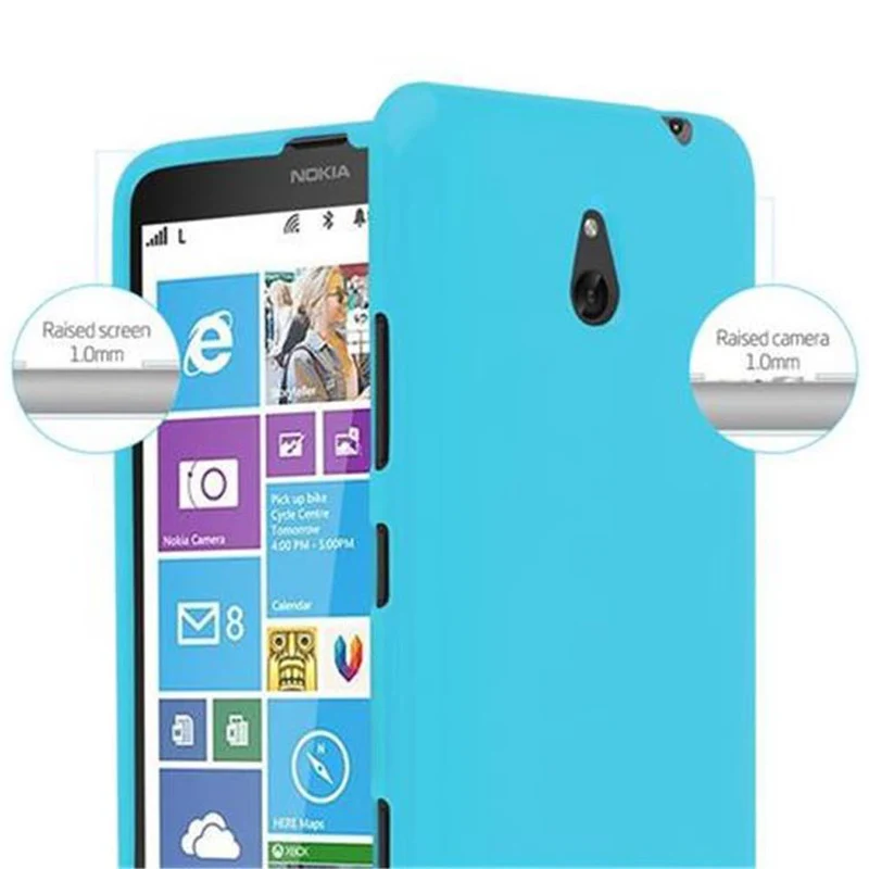 Cadorabo Hülle kompatibel mit Nokia Lumia 1320 Schutzhülle aus flexiblem TPU Silikon