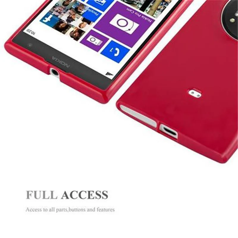 Cadorabo Hülle kompatibel mit Nokia Lumia 1020 Schutzhülle aus flexiblem TPU Silikon