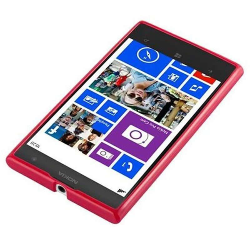 Cadorabo Hülle kompatibel mit Nokia Lumia 1020 Schutzhülle aus flexiblem TPU Silikon