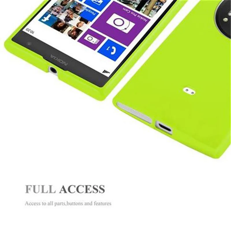 Cadorabo Hülle kompatibel mit Nokia Lumia 1020 Schutzhülle aus flexiblem TPU Silikon
