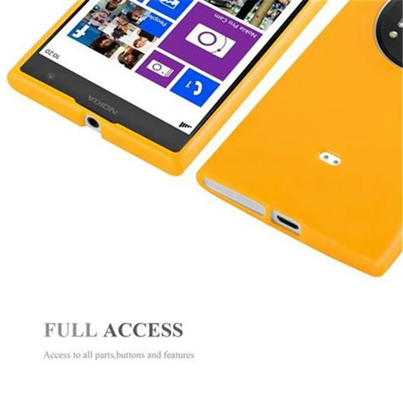 Cadorabo Hülle kompatibel mit Nokia Lumia 1020 Schutzhülle aus flexiblem TPU Silikon
