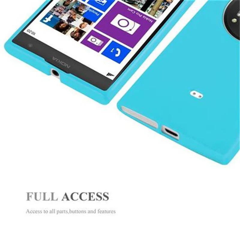 Cadorabo Hülle kompatibel mit Nokia Lumia 1020 Schutzhülle aus flexiblem TPU Silikon