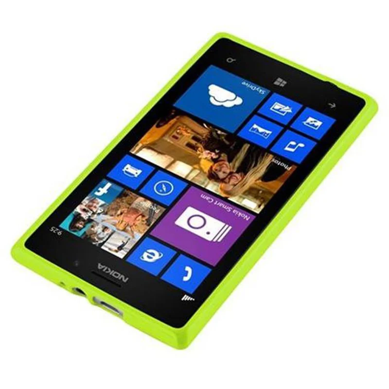 Cadorabo Hülle kompatibel mit Nokia Lumia 925 Schutzhülle aus flexiblem TPU Silikon