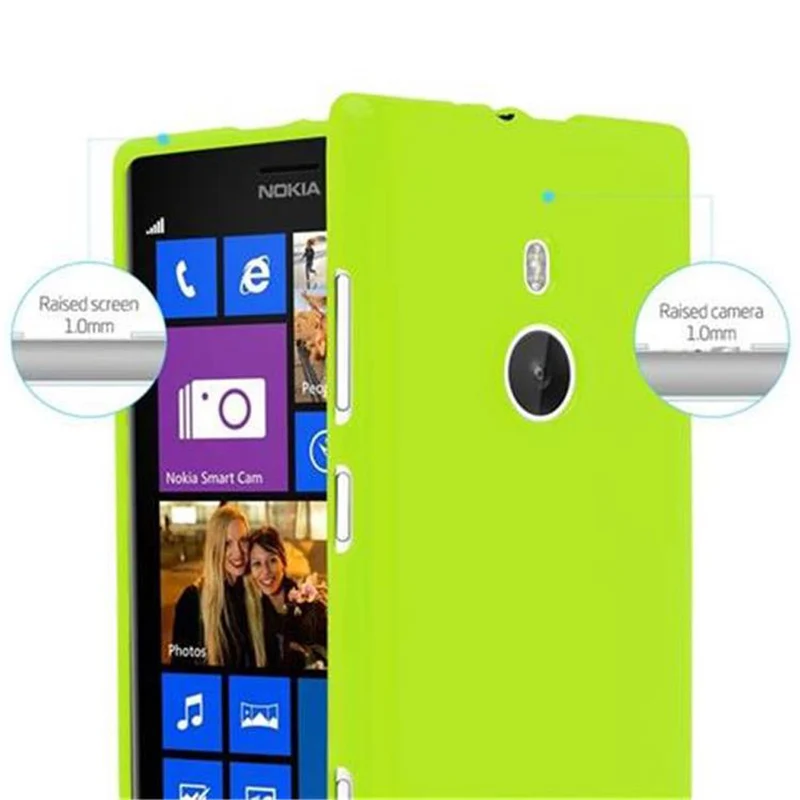 Cadorabo Hülle kompatibel mit Nokia Lumia 925 Schutzhülle aus flexiblem TPU Silikon