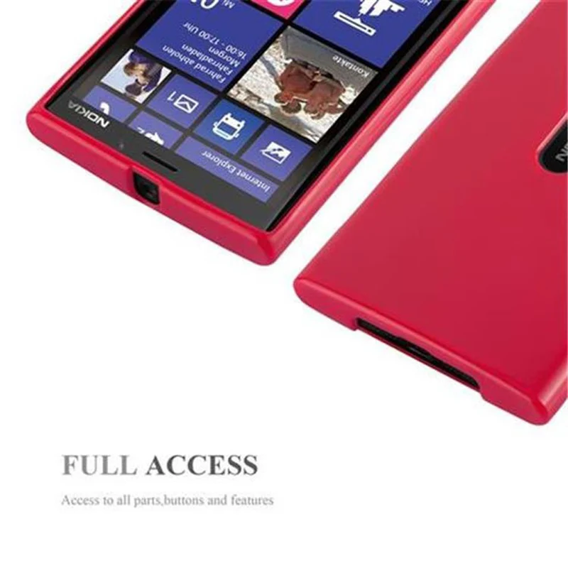 Cadorabo Hülle kompatibel mit Nokia Lumia 920 Schutzhülle aus flexiblem TPU Silikon