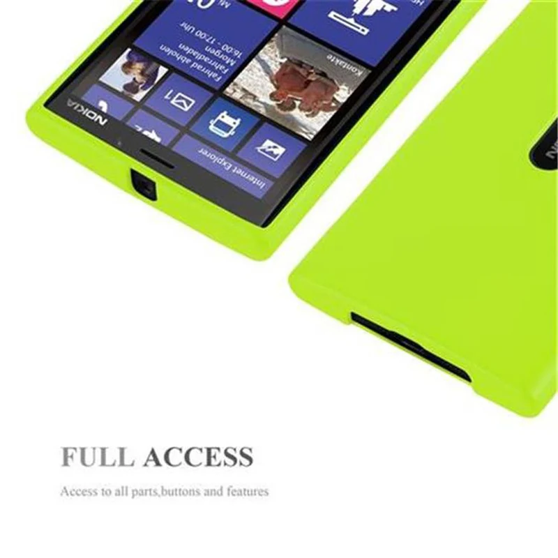 Cadorabo Hülle kompatibel mit Nokia Lumia 920 Schutzhülle aus flexiblem TPU Silikon