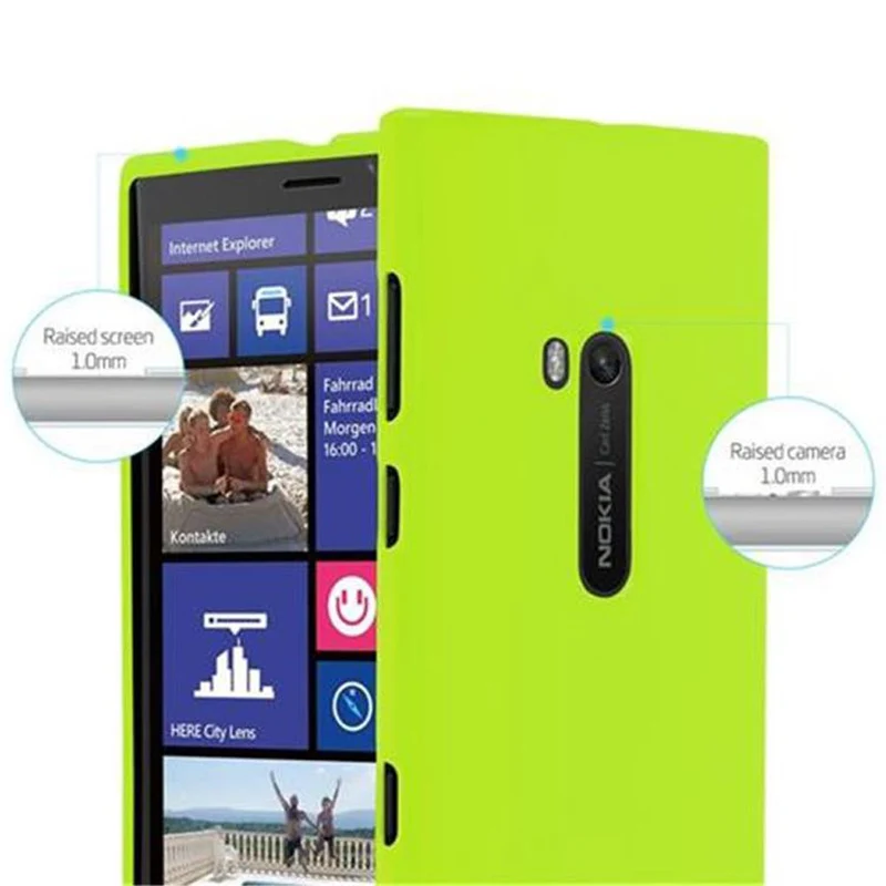 Cadorabo Hülle kompatibel mit Nokia Lumia 920 Schutzhülle aus flexiblem TPU Silikon