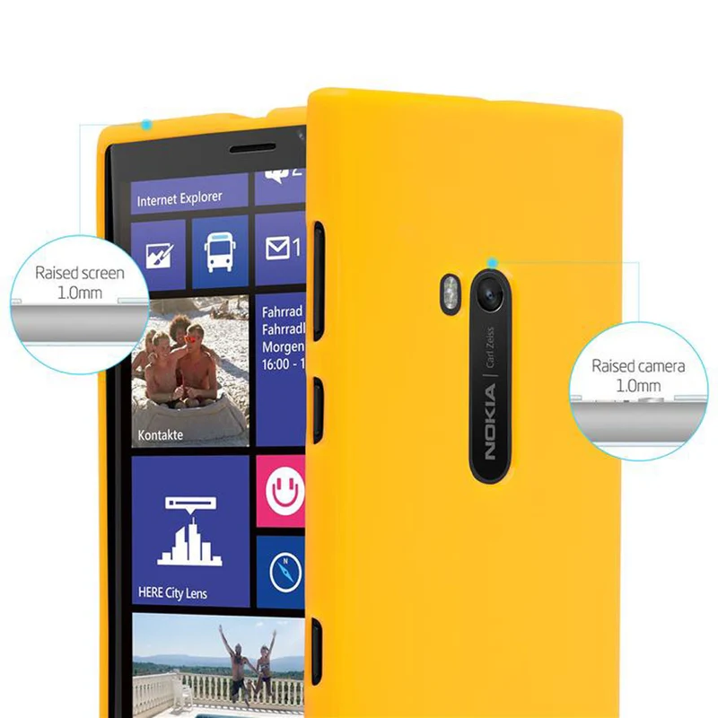 Cadorabo Hülle kompatibel mit Nokia Lumia 920 Schutzhülle aus flexiblem TPU Silikon