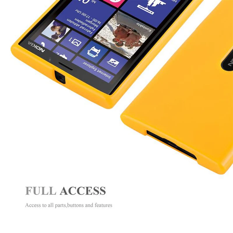 Cadorabo Hülle kompatibel mit Nokia Lumia 920 Schutzhülle aus flexiblem TPU Silikon