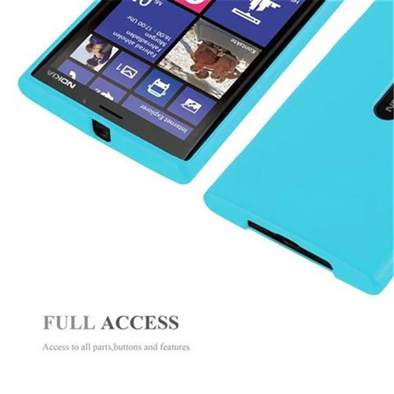 Cadorabo Hülle kompatibel mit Nokia Lumia 920 Schutzhülle aus flexiblem TPU Silikon