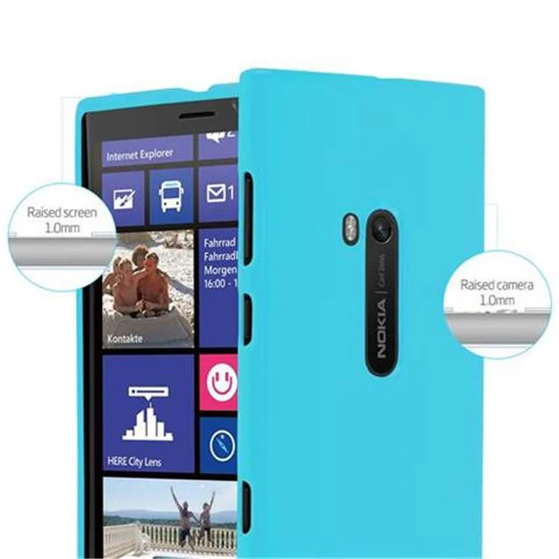 Cadorabo Hülle kompatibel mit Nokia Lumia 920 Schutzhülle aus flexiblem TPU Silikon