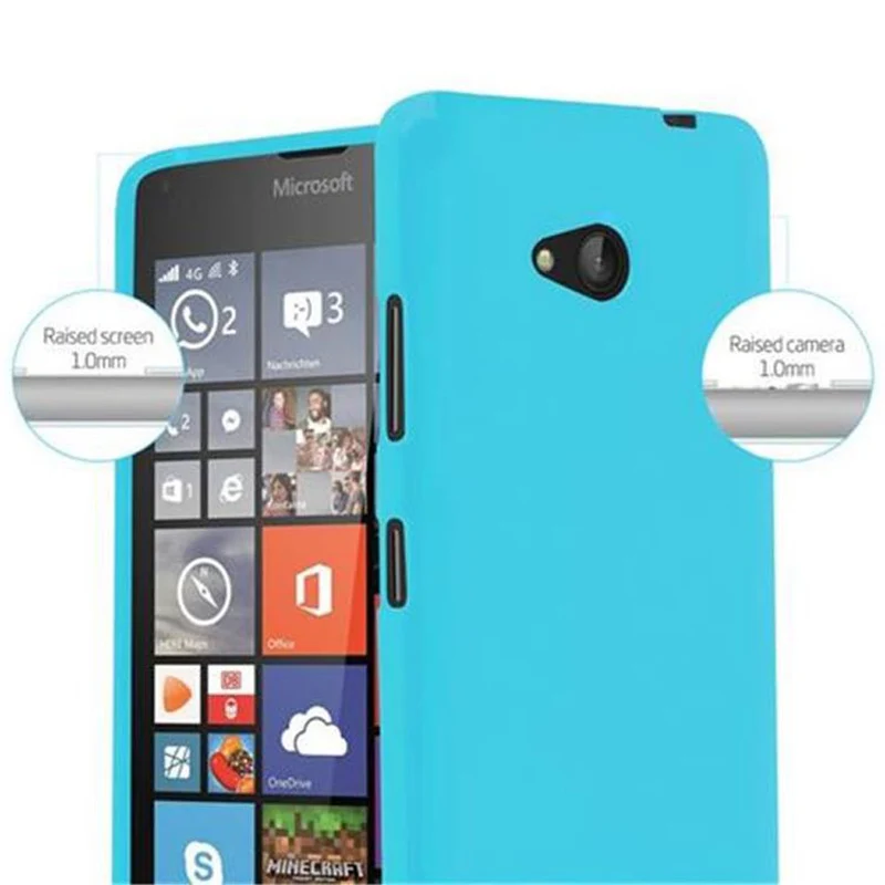 Cadorabo Hülle kompatibel mit Nokia Lumia 640 Schutzhülle aus flexiblem TPU Silikon