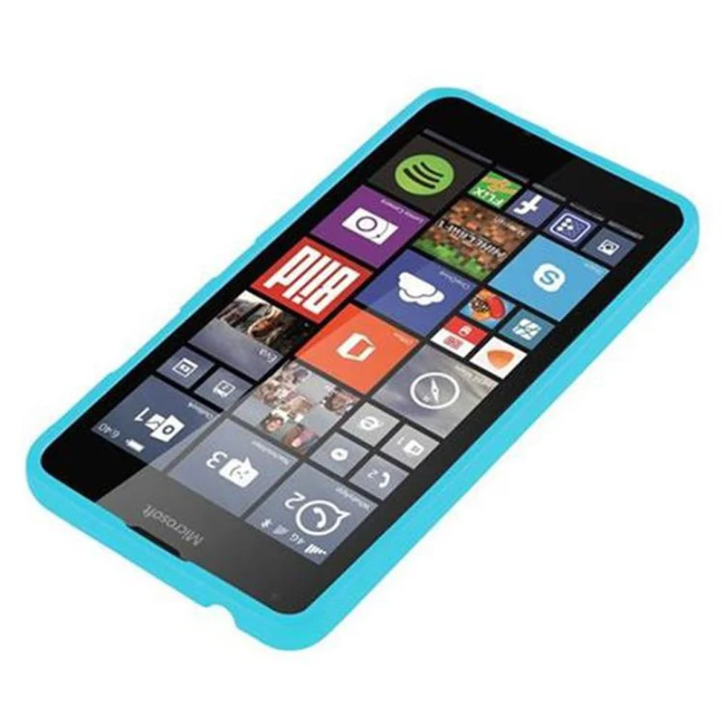 Cadorabo Hülle kompatibel mit Nokia Lumia 640 Schutzhülle aus flexiblem TPU Silikon