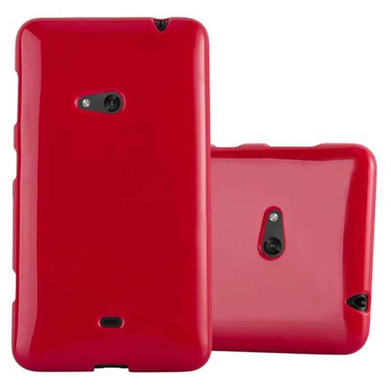 Cadorabo Hülle kompatibel mit Nokia Lumia 625 Schutzhülle aus flexiblem TPU Silikon