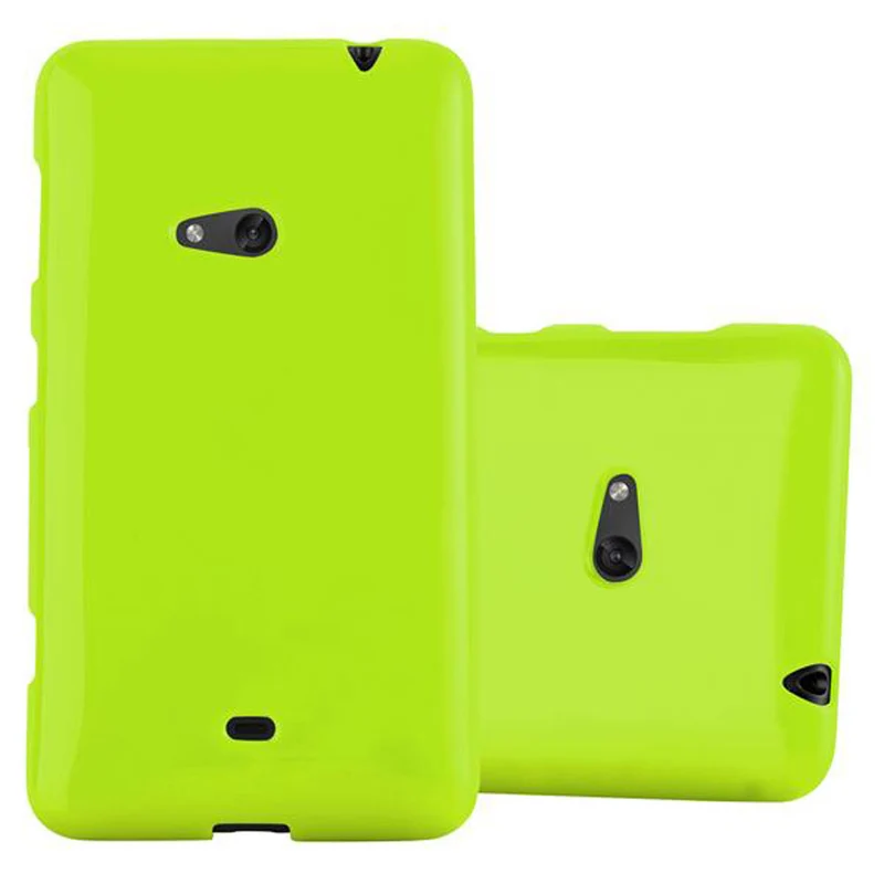 Cadorabo Hülle kompatibel mit Nokia Lumia 625 Schutzhülle aus flexiblem TPU Silikon