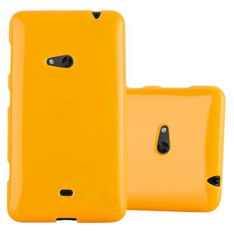 Cadorabo Hülle kompatibel mit Nokia Lumia 625 Schutzhülle aus flexiblem TPU Silikon