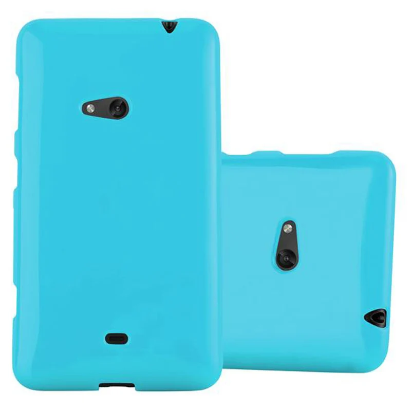 Cadorabo Hülle kompatibel mit Nokia Lumia 625 Schutzhülle aus flexiblem TPU Silikon