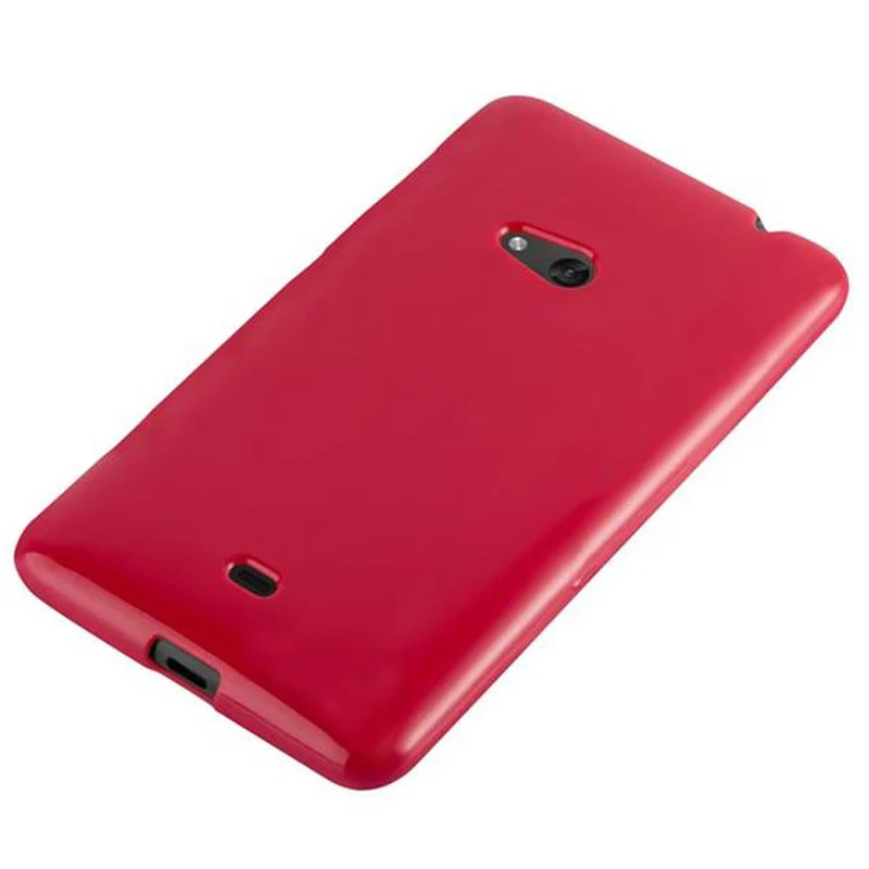 Cadorabo Hülle kompatibel mit Nokia Lumia 625 Schutzhülle aus flexiblem TPU Silikon