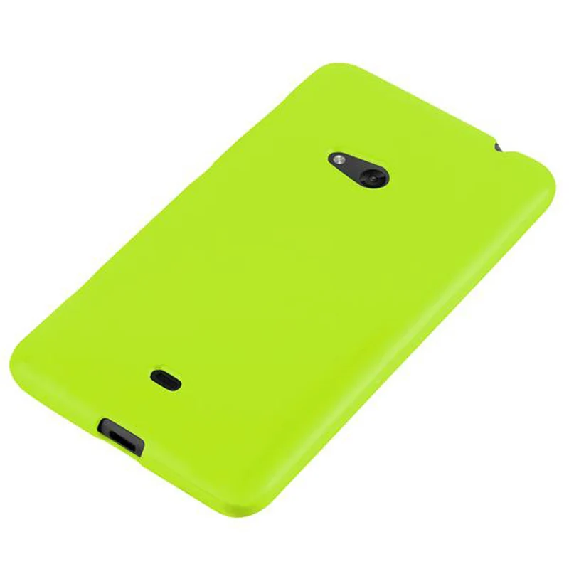 Cadorabo Hülle kompatibel mit Nokia Lumia 625 Schutzhülle aus flexiblem TPU Silikon
