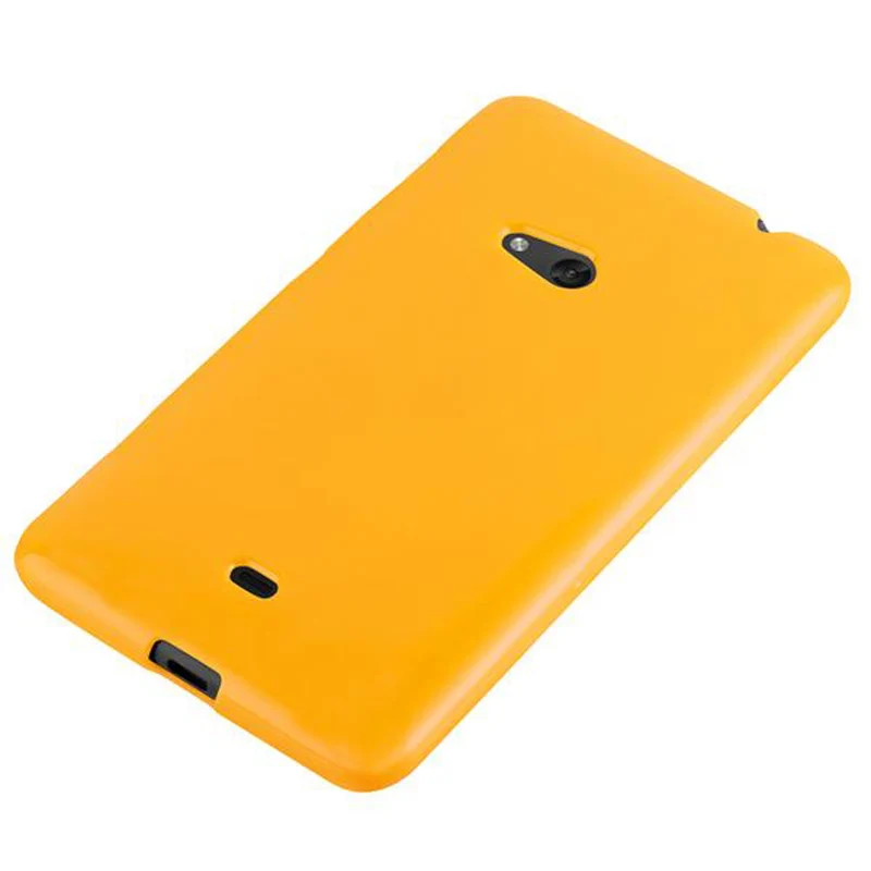Cadorabo Hülle kompatibel mit Nokia Lumia 625 Schutzhülle aus flexiblem TPU Silikon
