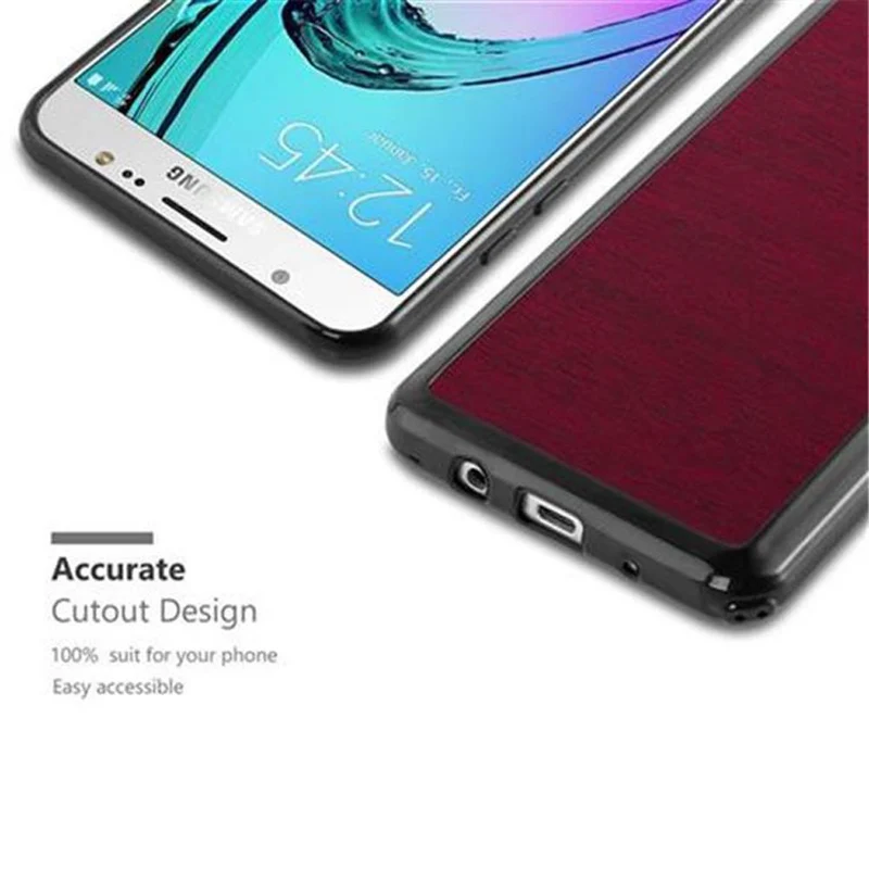 Cadorabo Hülle kompatibel mit Samsung Galaxy J5 2016 Schutzhülle aus flexiblem TPU Silikon