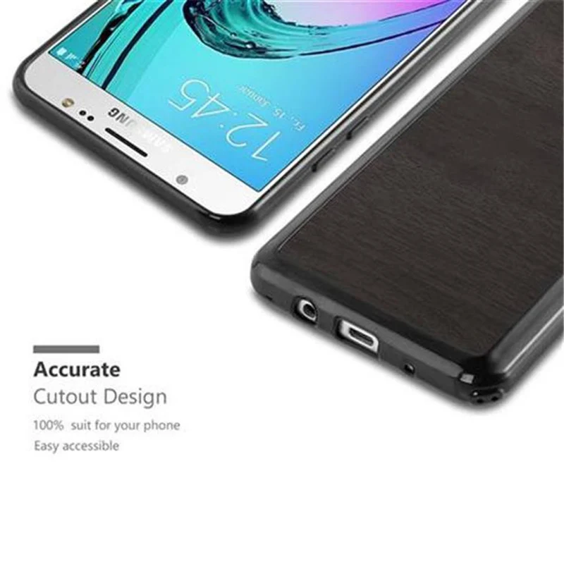 Cadorabo Hülle kompatibel mit Samsung Galaxy J5 2016 Schutzhülle aus flexiblem TPU Silikon