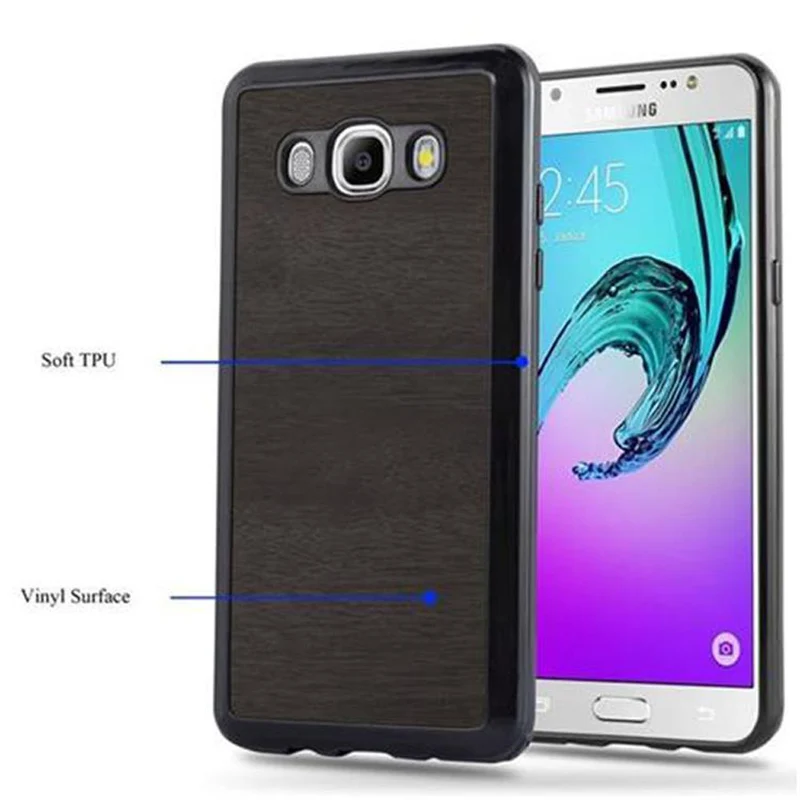 Cadorabo Hülle kompatibel mit Samsung Galaxy J5 2016 Schutzhülle aus flexiblem TPU Silikon