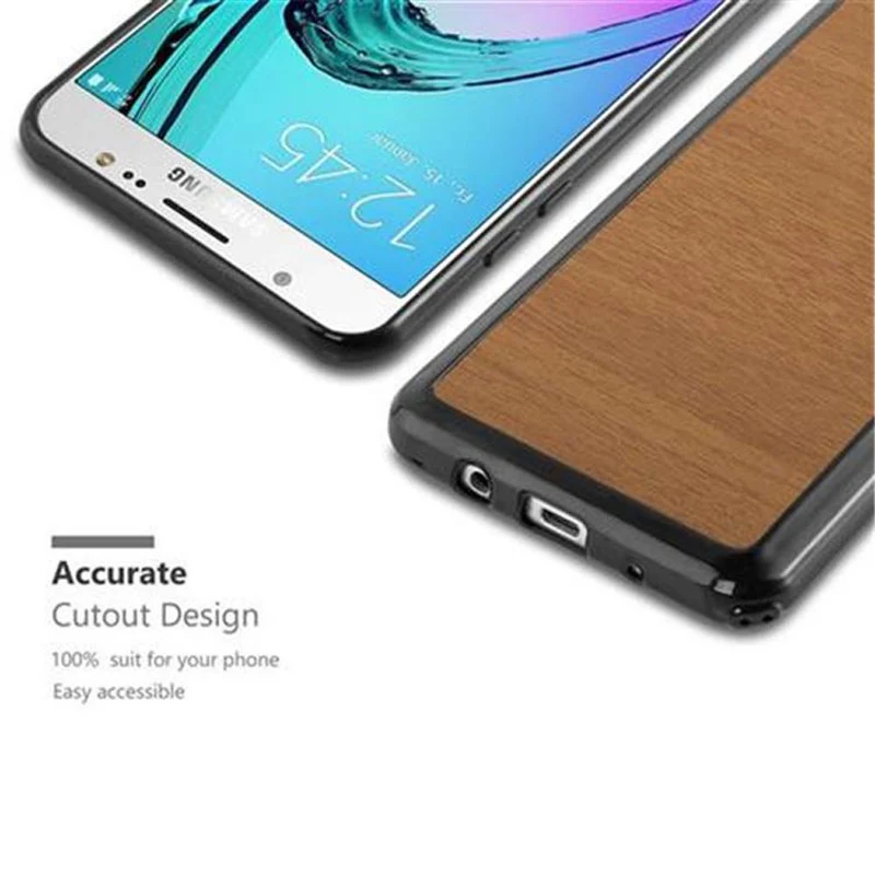 Cadorabo Hülle kompatibel mit Samsung Galaxy J5 2016 Schutzhülle aus flexiblem TPU Silikon