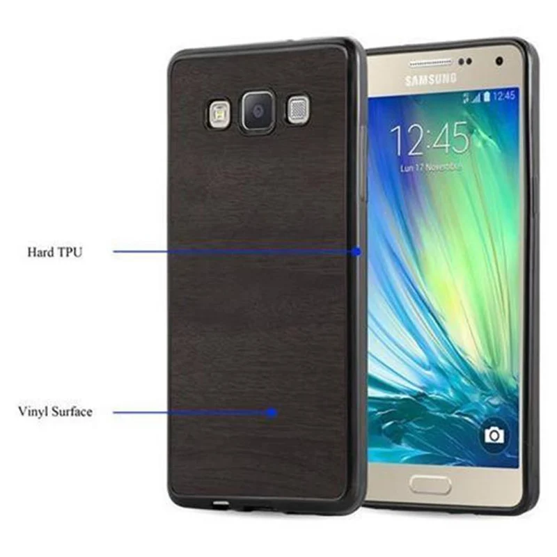 Cadorabo Hülle kompatibel mit Samsung Galaxy A3 2015 Schutzhülle aus flexiblem TPU Silikon
