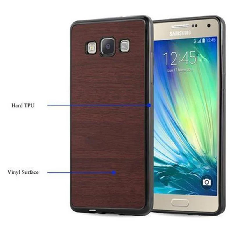 Cadorabo Hülle kompatibel mit Samsung Galaxy A3 2015 Schutzhülle aus flexiblem TPU Silikon