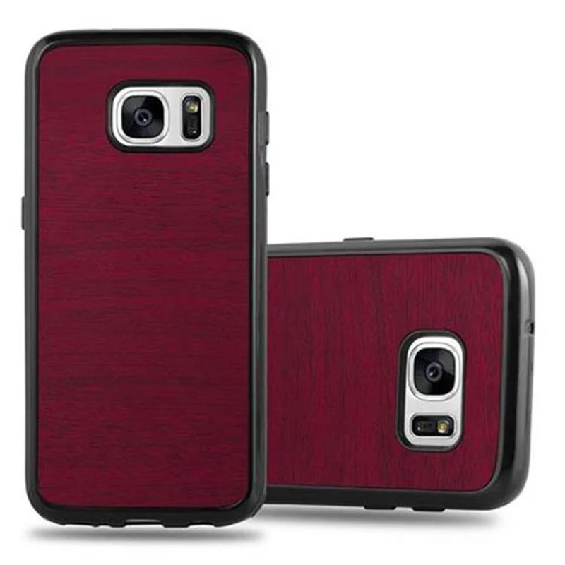 Cadorabo Hülle kompatibel mit Samsung Galaxy S7 Schutzhülle aus flexiblem TPU Silikon