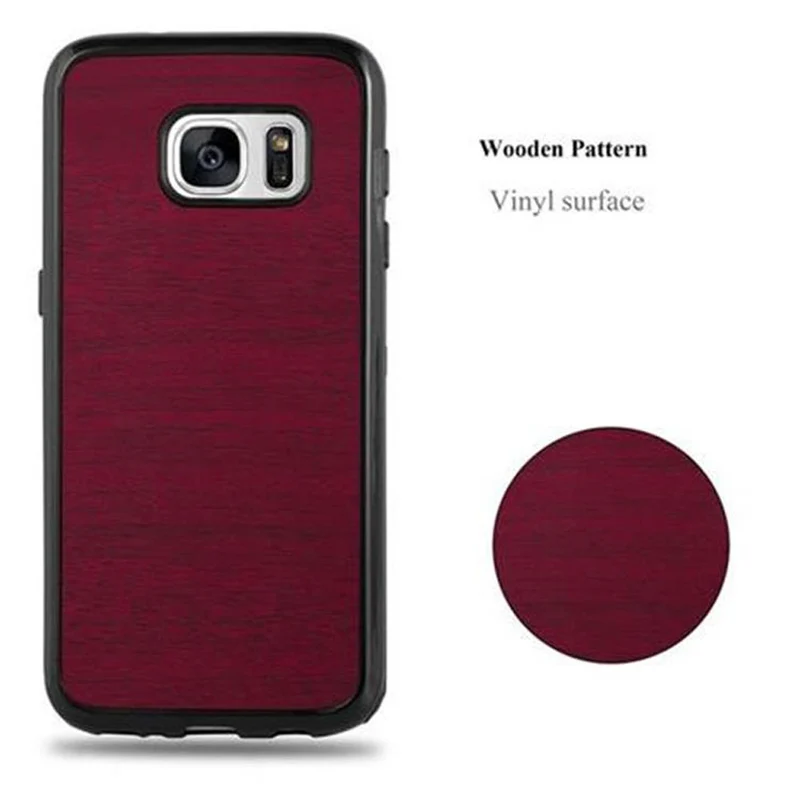 Cadorabo Hülle kompatibel mit Samsung Galaxy S7 Schutzhülle aus flexiblem TPU Silikon