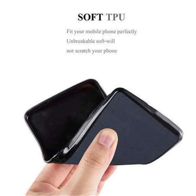 Cadorabo Hülle kompatibel mit Sony Xperia M5 Schutzhülle aus flexiblem TPU Silikon